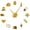 Gold,37inch, variant on Medicine Heath Care Ambulance Large Wall Clock DIY Acrylic Mirror Wall Stickers Medical Wall Art Hospital Clinic Decor Art Clock(Gold,37inch)