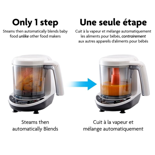 Baby Brezza One Step Baby Food Maker Deluxe, with Pouch + Funnel