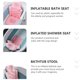 thumbnail image 2 of Bathtub Cushion Bathing Stool Folding Seat Toy For Elderly And Pregnant Women, 2 of 5