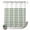 Sage greenZF5515, variant on No Hook Shower Curtain with Built-in Rings - Rainbow Minimalnist Stripe Washable Waterproof Fabric Bathroom Curtains for Hotel,Rentals, Stall 36 X 78 Inch , Candy Texture