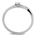 thumbnail image 2 of Rings for Women Silver 316L Stainless Steel DA108 - AAA Grade Cubic Zirconia in Clear, 2 of 6