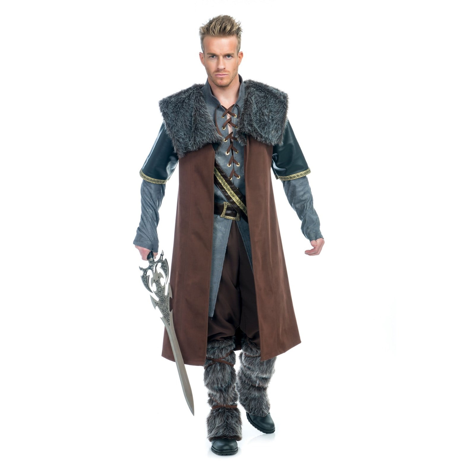 Halloween Medieval Prince Knight Assasin One Size Mens Fancy Dress Costume Adult 