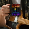 thumbnail image 2 of Funny Coffee Mug Tea Cup The Lord Is My Shepherd And He Knows I''m Gay Coffee Tea Cups LGBT Festival Party Modern Ceramic Mugs Gifts for Men Adults Mommy Married Couples 11oz Black, 2 of 6