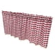 thumbnail image 1 of Cenefa de ventana de cuadros Zulema cortinas de cocina rojo 130x41cm, 1 of 8