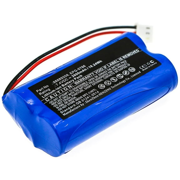 Batteries N Accessories BNA-WB-L8777 Medical Battery - Li-ion, 7.4V, 2600mAh, Ultra High Capacity - Replacement for Natus 88889209 Battery