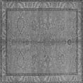 thumbnail image 1 of Ahgly Company Indoor Square Oriental Gray Industrial Area Rugs, 4' Square, 1 of 4