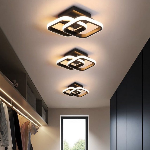 Lámpara De Pasillo Lámpara De Balcón LED Moderna Simple Nórdica Personalidad Creativa Guardarropa Lámpara De Entrada De Sala De Estar
