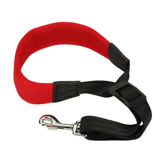 Milaget Sangle de Cou pour Saxophone, Matériau en Cuir Rembourré Doux pour Alto Tenor Rouge