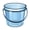 A, variant on PET Bucket with Handle for Efficient Water Storage Suitable for Camping and Home Cleaning