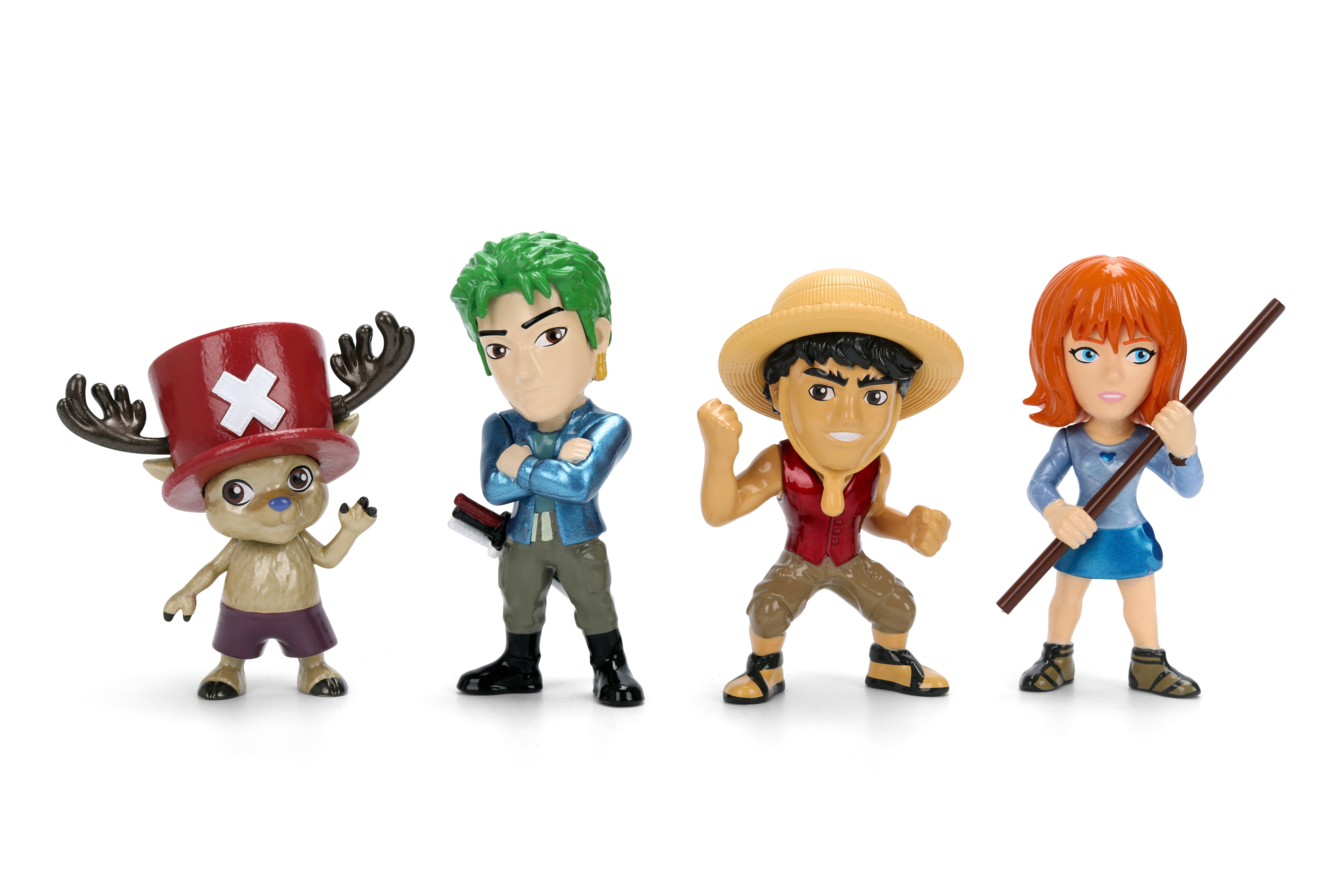 One Piece Netflix 2.5" 4-Pack Die-cast Figures Set Series 1 by Jada Toys