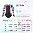 thumbnail image 7 of iiniim Girls Gymnastics Leotards One Piece Long Sleeve Ballet Dance Athletic Bodysuit Unitard Biketards Dancewear Black Flowers 14, 7 of 7
