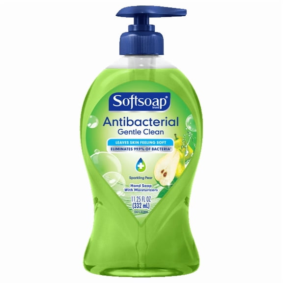 Antibacterial Hand Soap, Pear, 11.25 Oz Pump Bottle | Bundle of 5 Each
