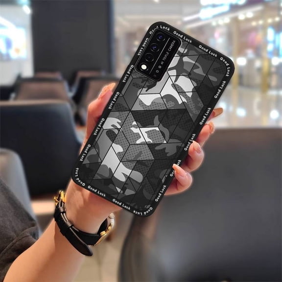 ABL-Phone Case For TCL T-Mobile Revvl V 5G/Revvl V Plus 5G, Cute Silicone Dirt-resistant Cartoon Fashion Design Anti-knock protective Waterproof TPU Back Cover Anti-dust Soft case Cover