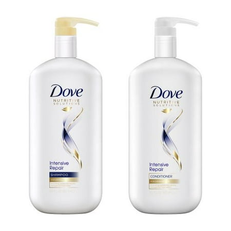 - Dove Nutritive Solutions Intensive Repair Shampoo + Conditioner with Pump, 62 oz