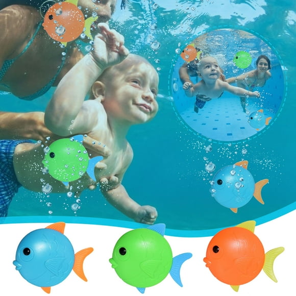 WREESH Plongée Piscine Sous-Marine Coloré Évier de Piscine RingTraining sous l'Eau Amusant Jouet