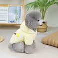 thumbnail image 4 of Yidarton Ice Cream Two-legged Velvet Double-sided Cotton Wool Soft Warm Dog Clothes Pet Clothing Autumn And Winter New purple, 4 of 9