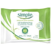 Simple Cleansing Facial Wipes 7 Each (Pack of 3)