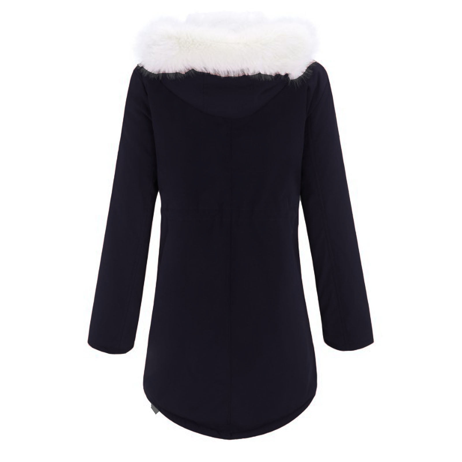 UPPADA Womens Warm Winter Overcoat Hooded Coats with Faux Fur Lined Parka Jacket Thick Down Outerwear Heavylight Winter Puffer Jacket,Women Coats Winter Clearance