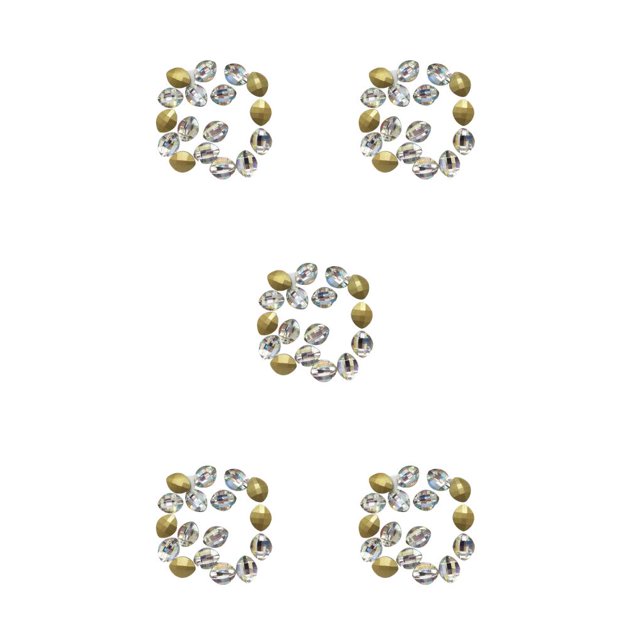 Decoraciones de manicura de diamantes de imitación Qarigey para uñas pegatinas de decoración DIY