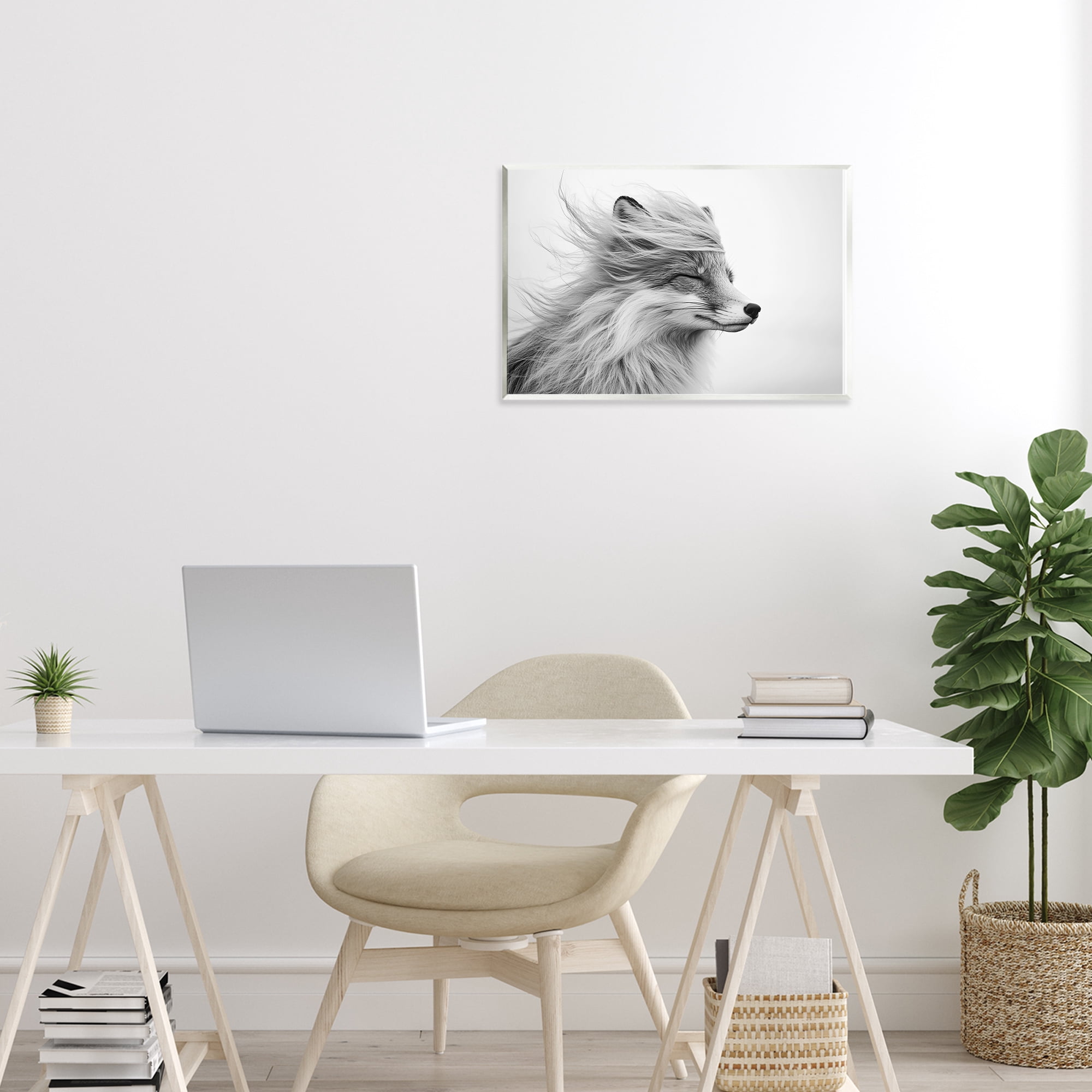 Stupell Industries Easy Breezy Fox Wall Plaque Art, design by Tina LeCour