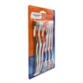 thumbnail image 2 of Equate Manual Toothbrushes with Contoured Bristles and Ergonomic Grip, Firm, 6 Count, 2 of 6