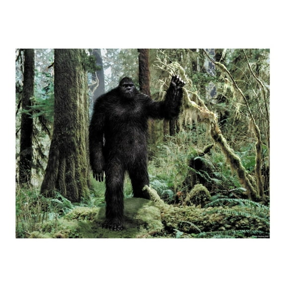 Whimsical Practicality's Bigfoot Edible Icing Image Cake Topper-1/4 Sheet or Larger