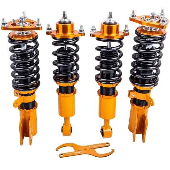 Maxpeedingrods Coilovers Coils Kit for Mitsubishi Lancer DE Sedan 4-Door 2008-2016 Shocks