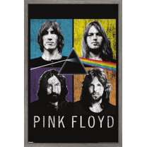Pink Floyd - The Dark Side Of The Moon Quad Wall Poster, 14.725" x 22.375" Framed
