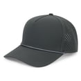 thumbnail image 2 of Qwertyu Quick Dry Baseball Cap Snapback Hats Mesh Trucker Hat for Men Women Water-Resistant Outdoor Golf Hat Ball Cap Dark Gray, 2 of 3