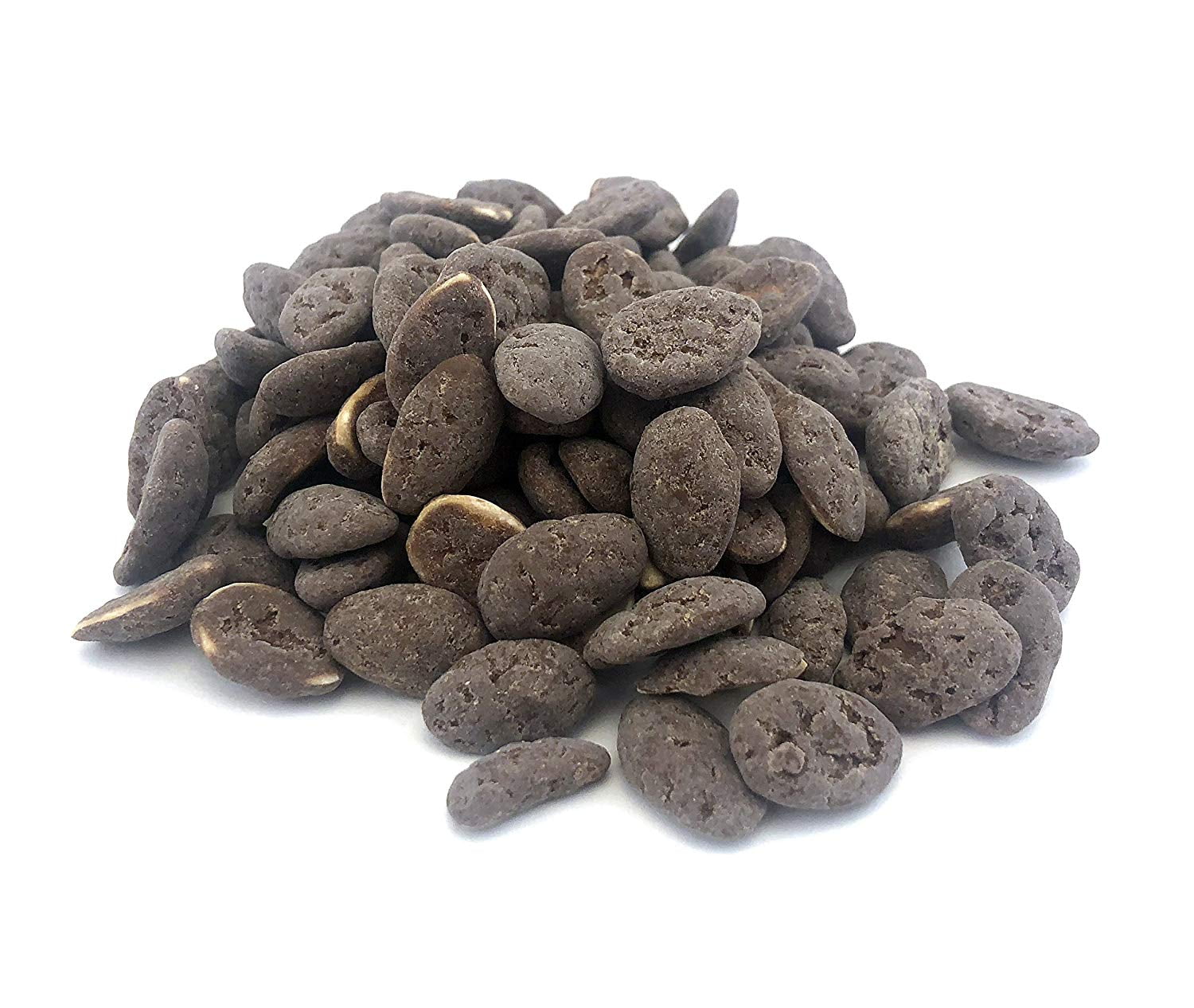 Cocoa Coated Almonds Halves, Bulk (Pack of 2 Pounds)
