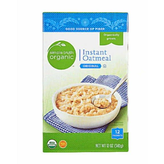 Simple Truth Organic Instant Oatmeal 12Packets