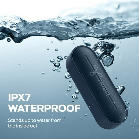 TRIBIT - XSound Go BTS20 Portable Bluetooth Speaker - Black