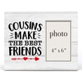 thumbnail image 2 of Marco de fotos de madera Zauly Cousins Gifts de 10 x 15 cm, 2 of 6