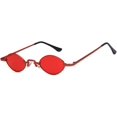 thumbnail image 1 of GFDYREE Unisex Sunglasses Retro Red Drive Holiday Oval Non-Polarized UV400, 1 of 6