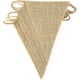 thumbnail image 1 of Banderín con cadena, tela de lino, cuerda de cáñamo, decoración triangular, juego de banderas de 13x17cm para fiesta de cumpleaños y boda, 1 of 5