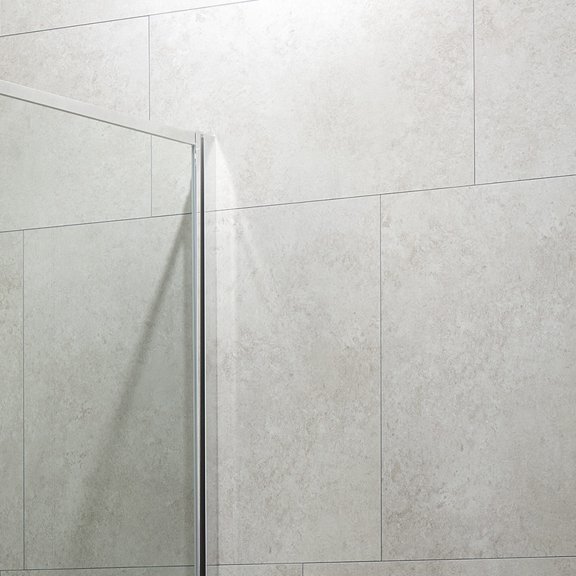 Palisade 11in x 4.5in Vinyl Wall Tile Sample in Rain Cloud