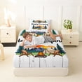 thumbnail image 4 of Erosebridal Happy Camping Twin Sheet Sets For Camper Lover,Old Bran Door Bedding For Kids 3-Piece, 4 of 6