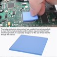 thumbnail image 3 of 100 x 100 x 5 mm 1.5 W MK Silicone Heatsink Pad for CPU and GPU, 3 of 4