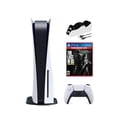 thumbnail image 1 of 2022 New PlayStation Disc Version Gaming Console with Ultra Fast SSD, Wireless Controller, The Last of Us Remastered & Mytrix Controller Charging Dock, 1 of 7