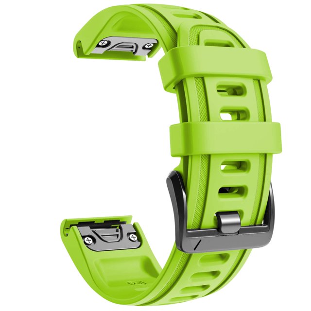 Correa de reloj NotoCity compatible con Fenix 6S de 20 mm, color verde