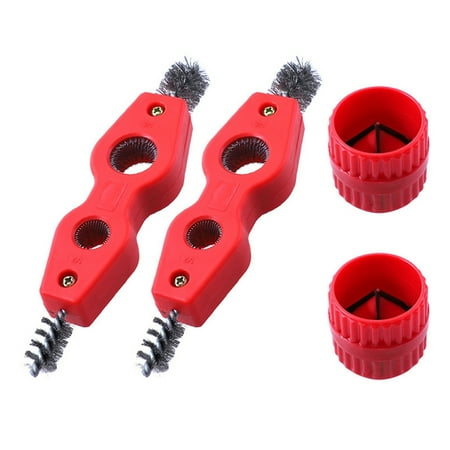

TINKSKY 1 Set Inner-Outer Reamer Tube Deburring Reamer Tubing Chamfer and Tube Brush