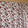 thumbnail image 3 of Cotton Curtain Fruits Print 58 Inch Wide Allover Cherries White, 3 of 3