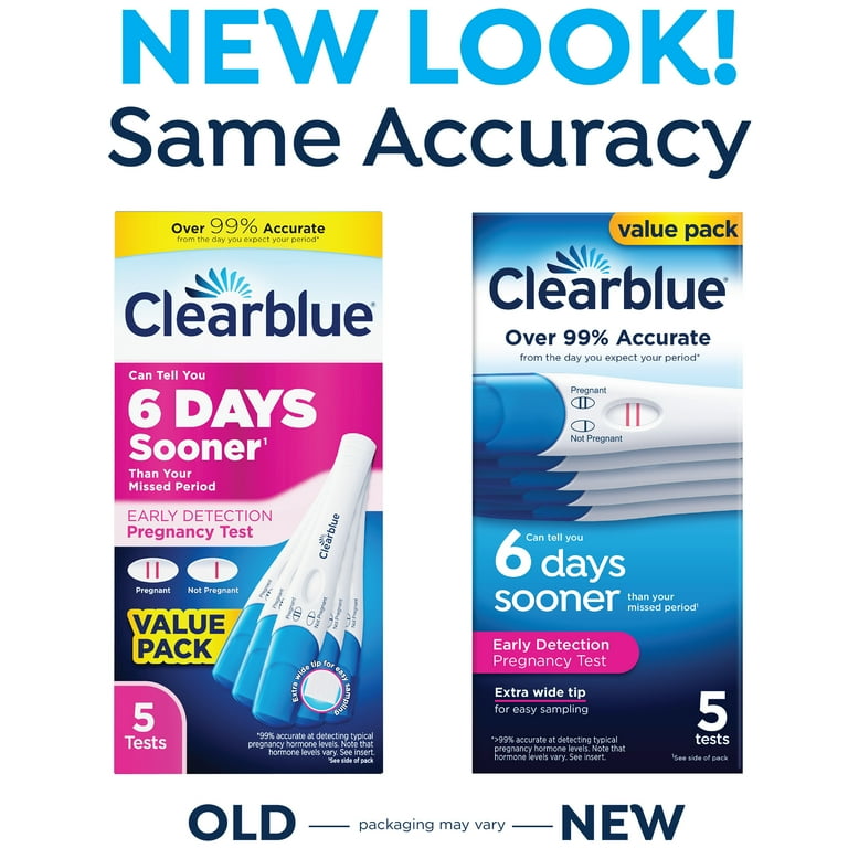 Clearblue Early Detection Pregnancy Test 5 Count