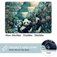 thumbnail image 2 of Panda Machine Washable Non-Slip Polyester Door Rugs Office Rug Indoor Rug, 2 of 6