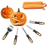 Pumpkin Carving Kit,Halloween Pumpkin Carving Tools Professional Stainless, 5 Piece Pumpkin Carving Tool Kit ,Easy Carve Sculpt Jack-O-Lanterns With Storage Tool Bag- Halloween Party