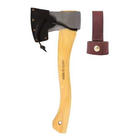 Hults Bruk Tarnaby 15 Inch Hatchet with Sheath and Duluth Pack Axe Holder
