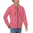 thumbnail image 4 of Zip Up Hoodies for Men - Donut crumbs Print Long Sleeve Comfrt Men'S Fashion Hoodies & Sweatshirts, Jackets for Men Hoodies Pullover Clothing Clothes with Pouch, 4 of 5
