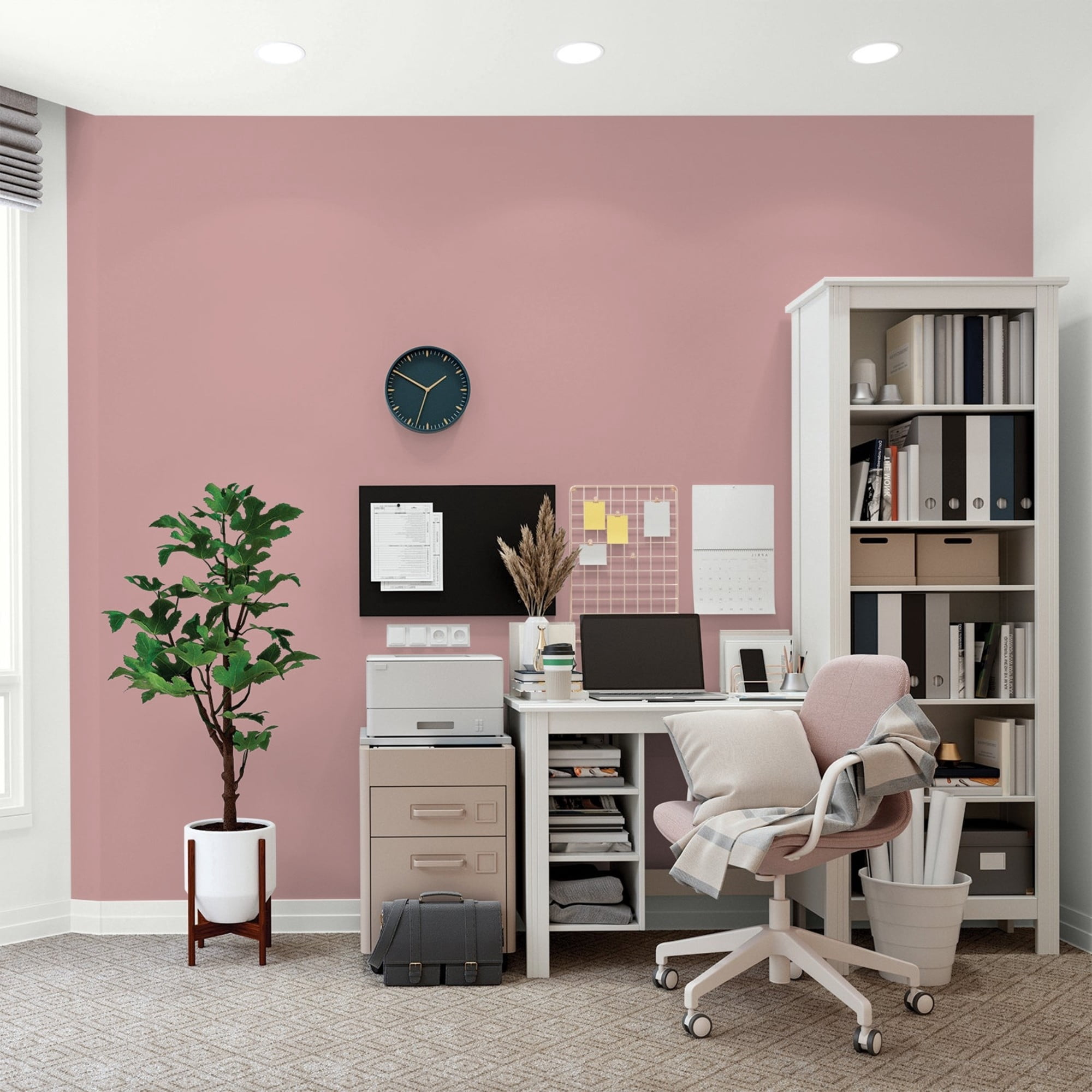 Glidden HEP Pepperberry / Pink, Flat Interior Paint with Primer, 1 Quart