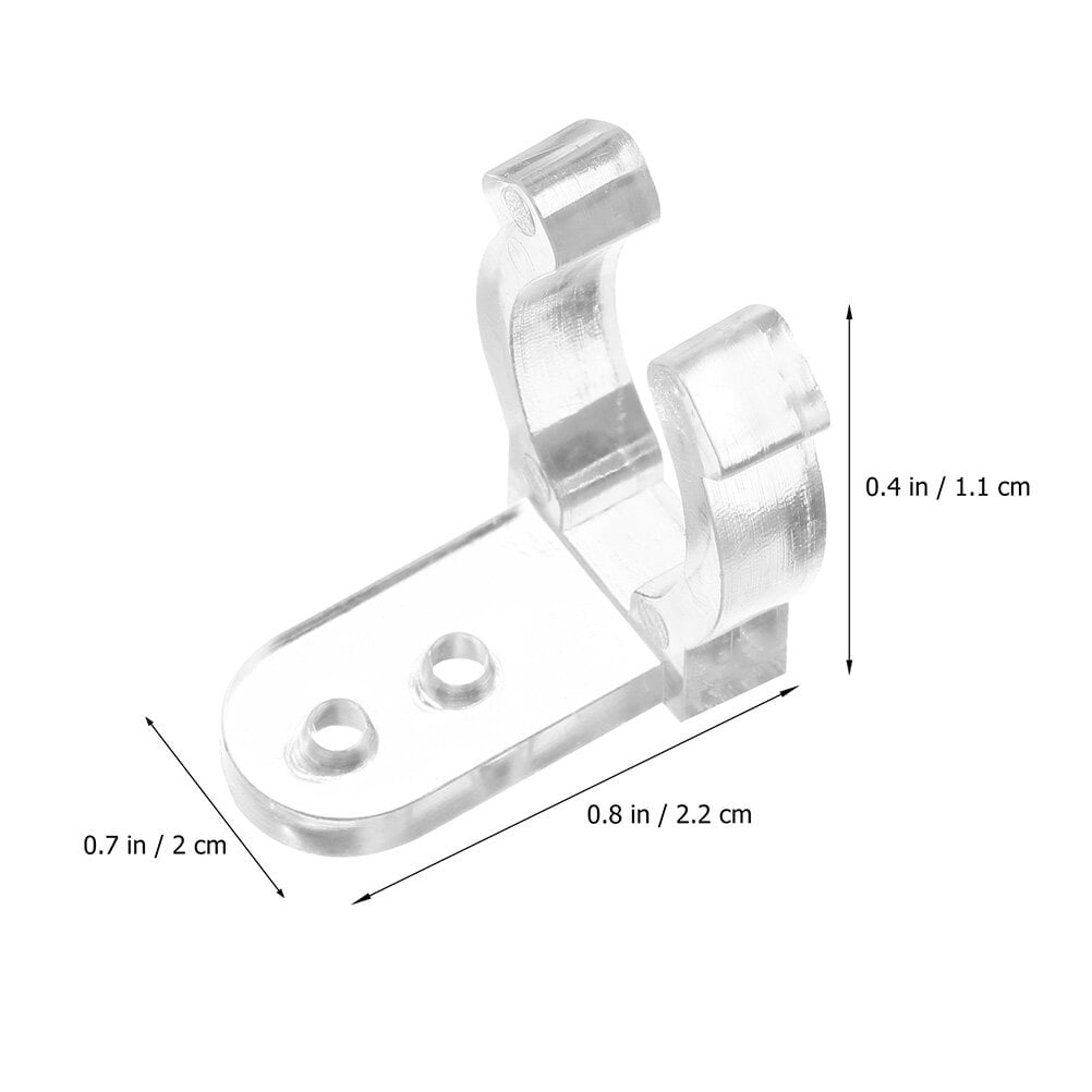 200pcs Rope Light Mounting Clips LED Rope Light Clips Holder with