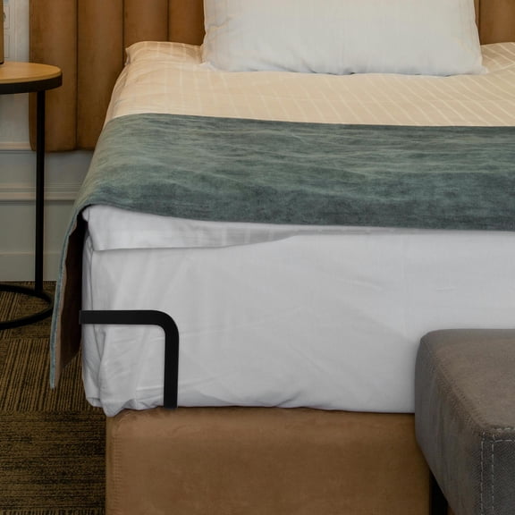 Worgeous Metal Mattress Holder for Bed Frame Non-Slip Mattress Stabilizer Mattress Slide Stopper Adjustable Mattress Fixing Holder